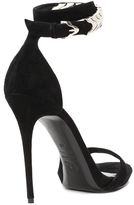 Thumbnail for your product : Alexander McQueen Metal Snake Ankle Strap Sandal
