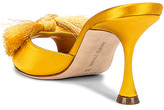 Thumbnail for your product : Manolo Blahnik Railda 70 Sandal in Yellow | FWRD