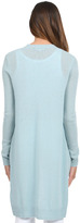 Thumbnail for your product : Minnie Rose Long Snap Cardigan in Blue Dawn