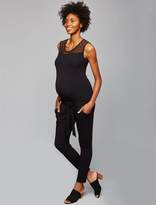Thumbnail for your product : A Pea in the Pod Envie De Fraise No Belly Skinny Leg Maternity Jumpsuit