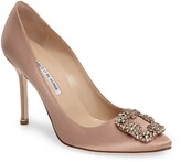 Thumbnail for your product : Manolo Blahnik Hangisi Pointed Toe Pump