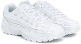 Thumbnail for your product : Nike P-6000 leather and mesh sneakers