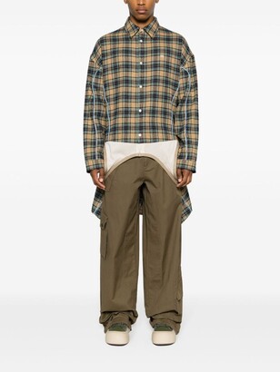 NAMESAKE Charlotte panelled plaid shirt - ShopStyle