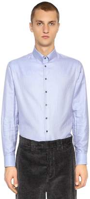 Giorgio Armani Cotton Shirt W/ Small Collar
