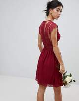 Thumbnail for your product : TFNC Petite WEDDING Lace Detail Midi Dress