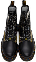 Thumbnail for your product : Dr. Martens Black Jean-Michel Basquiat Edition 1460 Boots