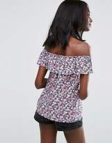 Thumbnail for your product : Oasis Ditsy Printed Bardot