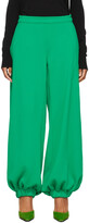 Thumbnail for your product : ATTICO Green Classic Carter Lounge Pants