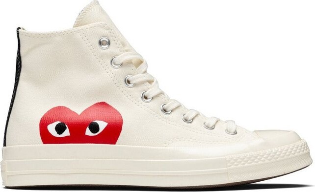 Converse X Comme des Garçons Play All Star Chuck 70 High-Top Sneakers