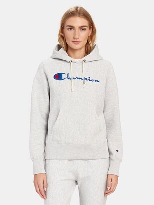 Champion Big Script Hooded Sweatshirt - ShopStyle