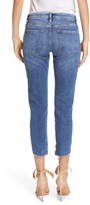 Thumbnail for your product : Frame Le Garcon High Waist Raw Step Hem Jeans
