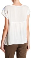 Thumbnail for your product : Romeo & Juliet Couture ROMEO &JULIET COUTURE Embroidered Short Sleeve Shirt