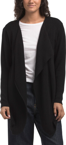 TJMAXX Cozy Draped Shawl Cardigan, Nylon/Polyester/Viscose