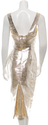 Behnaz Sarafpour Metallic Dress