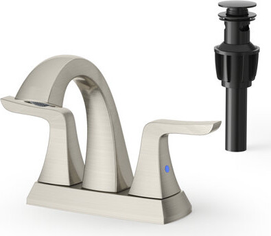 E.m. Bathroom Faucets, Faucet For Bathroom Sink - 2 Handle Basin Faucet, 3 Hole 8 Inch Widerspread Bathroom Faucet