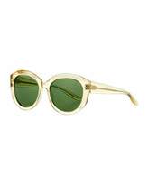 Thumbnail for your product : Barton Perreira Patchett Translucent Sunglasses, Champagne/Bottle Green