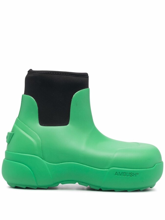 Ambush LogoEmbossed Rubber Boots ShopStyle