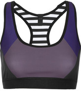 Thumbnail for your product : Monreal London Reversible Printed Stretch-Jersey Sports Bra