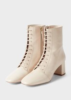 Thumbnail for your product : Hobbs London Imogen Leather Block Heel Lace Up Ankle Boots