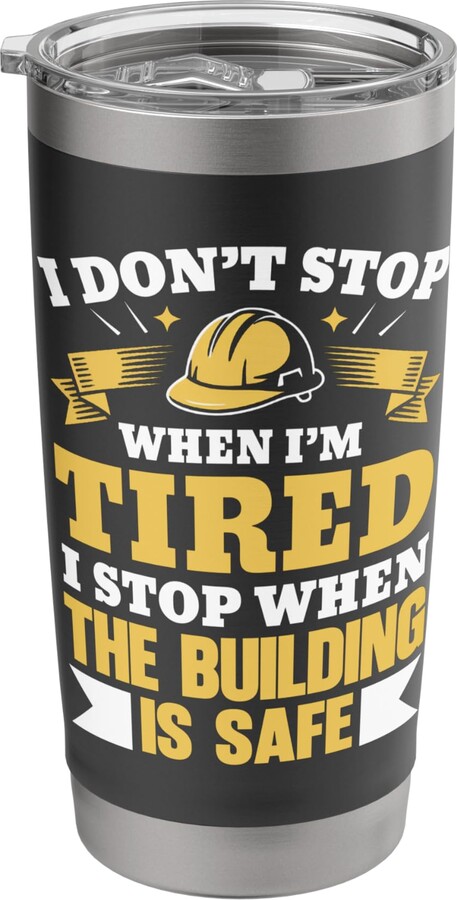 Building Code Inspector Tees Funny Building Inspector Stainless Steel Insulated Tumbler