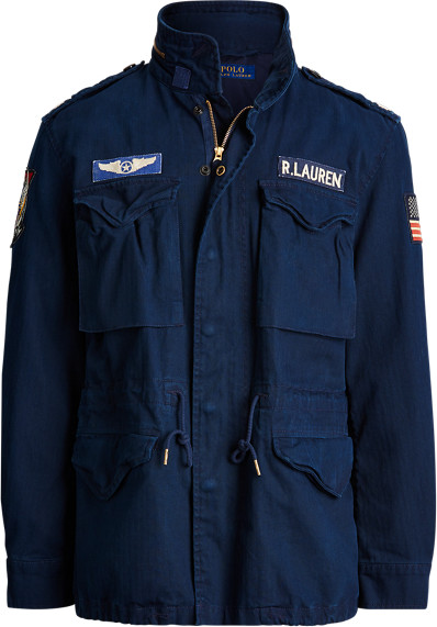 ralph lauren jacket navy blue