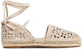 Thumbnail for your product : MICHAEL Michael Kors Darci Broderie Anglaise Canvas Espadrilles