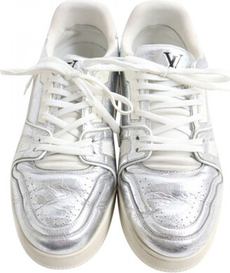 Louis Vuitton Men's LV Low Trainer Sneakers Leather White 1898111