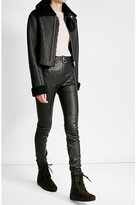 Thumbnail for your product : Yeezy Leather Jacket wth Shearling