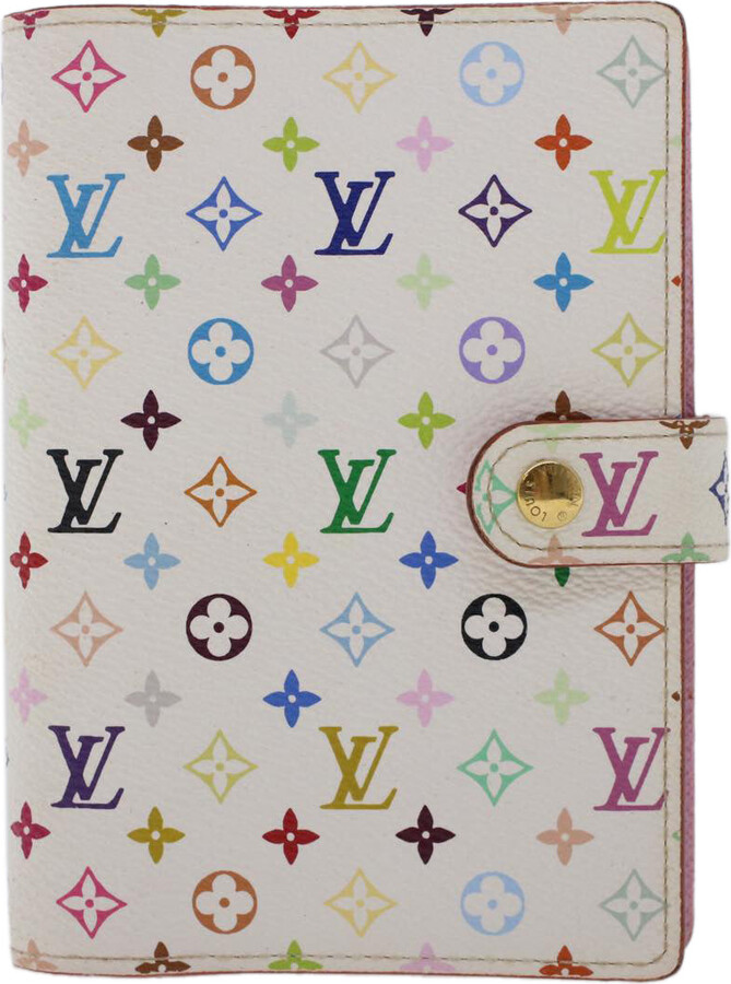 Louis Vuitton Monogram Vernis Perle White Small Ring Agenda