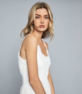 Thumbnail for your product : Reiss THORA PLEATED CHIFFON DRESS White