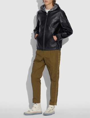 coach reversible leather trainer