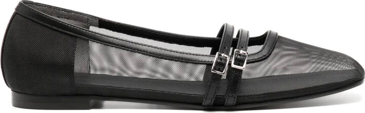 Gia Borghini Felice mesh ballerina shoes
