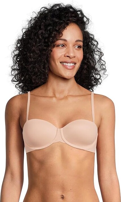 Calvin Klein Underwear Perfectly Fit Lightly Lined Strapless Bra Women's Bra Cedar : 34DDD, Elastane/Nylon