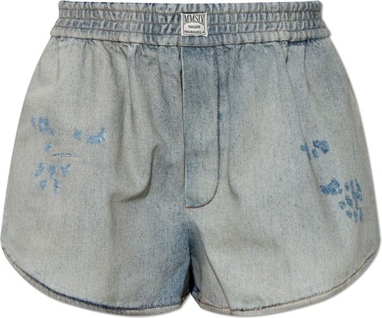 MM6 MAISON MARGIELA Distressed Elasticated-Waist Shorts