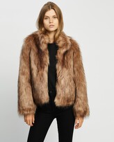 Thumbnail for your product : Unreal Fur Women's Brown Winter Coats - Fur Delish Jacket - Size One Size, XL at The Iconic