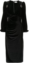 Thumbnail for your product : Rebecca Vallance Monica long-sleeved midi dress