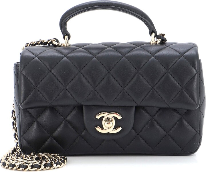 Chanel Women's Black Satchels & Top Handle Bags