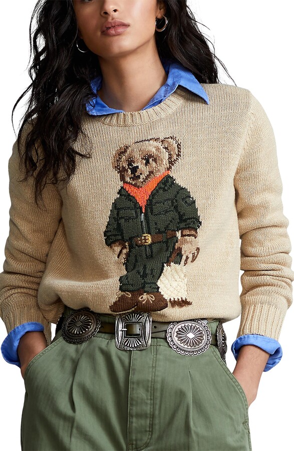 polo ralph lauren bear sweater women