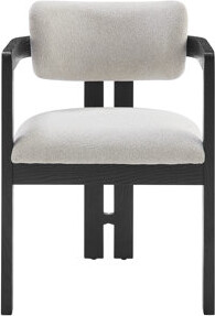 BestMasterFurniture Upholstered Wooden Arm Side Chair