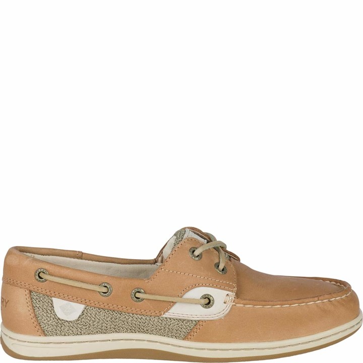 women's songfish chambray stripe boat shoe