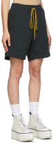 Thumbnail for your product : Rhude Black Logo Sweat Shorts