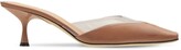Thumbnail for your product : Sergio Rossi 60mm Patent leather & PVC mules