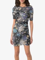 Thumbnail for your product : Peter Pilotto Fireworks print ruched mini dress