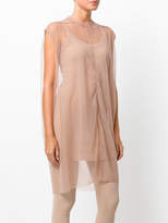 Thumbnail for your product : Rick Owens Lilies oversized sheer dress
