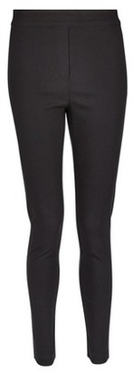 black pull on skinny trousers