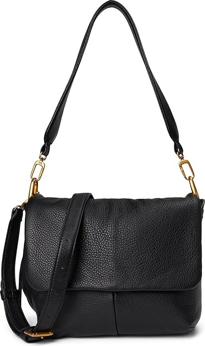 Hobo Harley Convertible Shoulder Shoulder Women's Handbags Black, Leather
