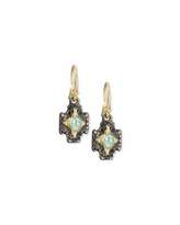 Thumbnail for your product : Armenta Old World Midnight Crivelli Cross Earrings with Black Diamonds