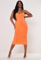 Thumbnail for your product : Plus Size Orange Cami Bandage Midaxi Dress