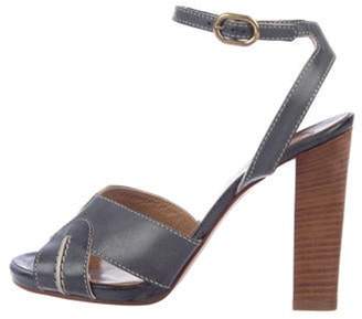 ChloÃ© Leather Ankle Strap Sandals ChloÃ© Leather Ankle Strap Sandals