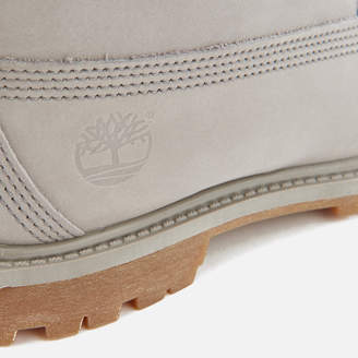 Timberland Women's 6 Inch Premium Leather Boots - Steeple Grey Waterbuck Monochromatic